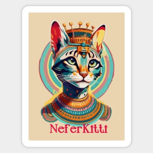 NeferKitti Sticker